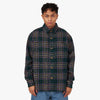 Fucking Awesome Less Heavyweight Flannel Shirt Green / Purple 1