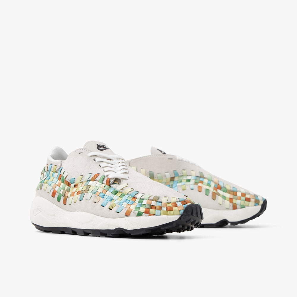 Nike Air Footscape Woven Femme Sommet Blanc Noir Sail Livestock