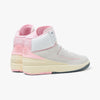 Jordan Women's 2 Retro Summit White / Gym Red - Medium Soft Pink - High Top  4