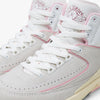 Jordan Women's 2 Retro Summit White / Gym Red - Medium Soft Pink - High Top  7