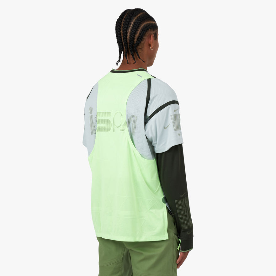 Nike ISPA Long Sleeve T shirt Light Silver Alligator Sequoia
