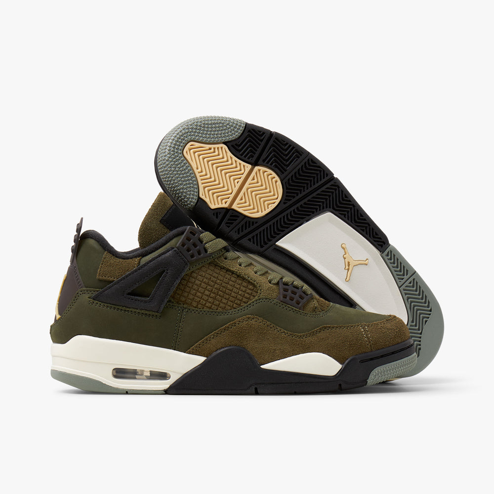 Jordan 4 Retro SE Craft Medium Olive / Pale Vanilla - Cargo Khaki