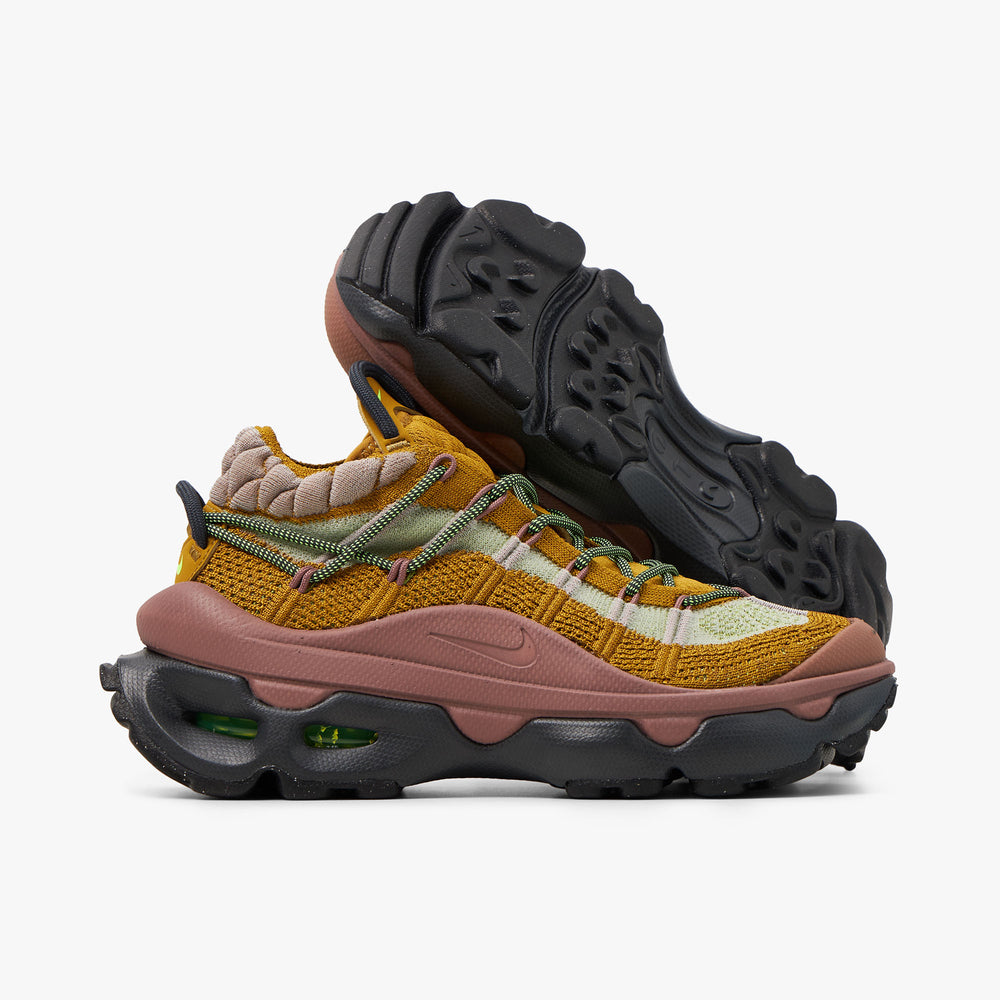 Nike Women s Air Max Flyknit Venture Bronzine Volt Smokey Mauve
