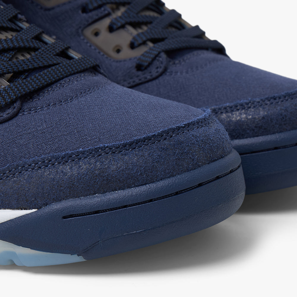 Jordan retro 5 navy blue hot sale