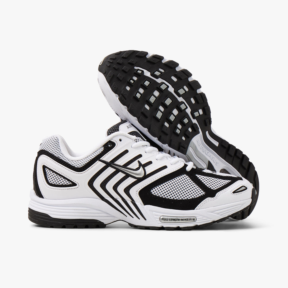 Nike Air Pegasus 2K5 White Metallic Silver Black Livestock
