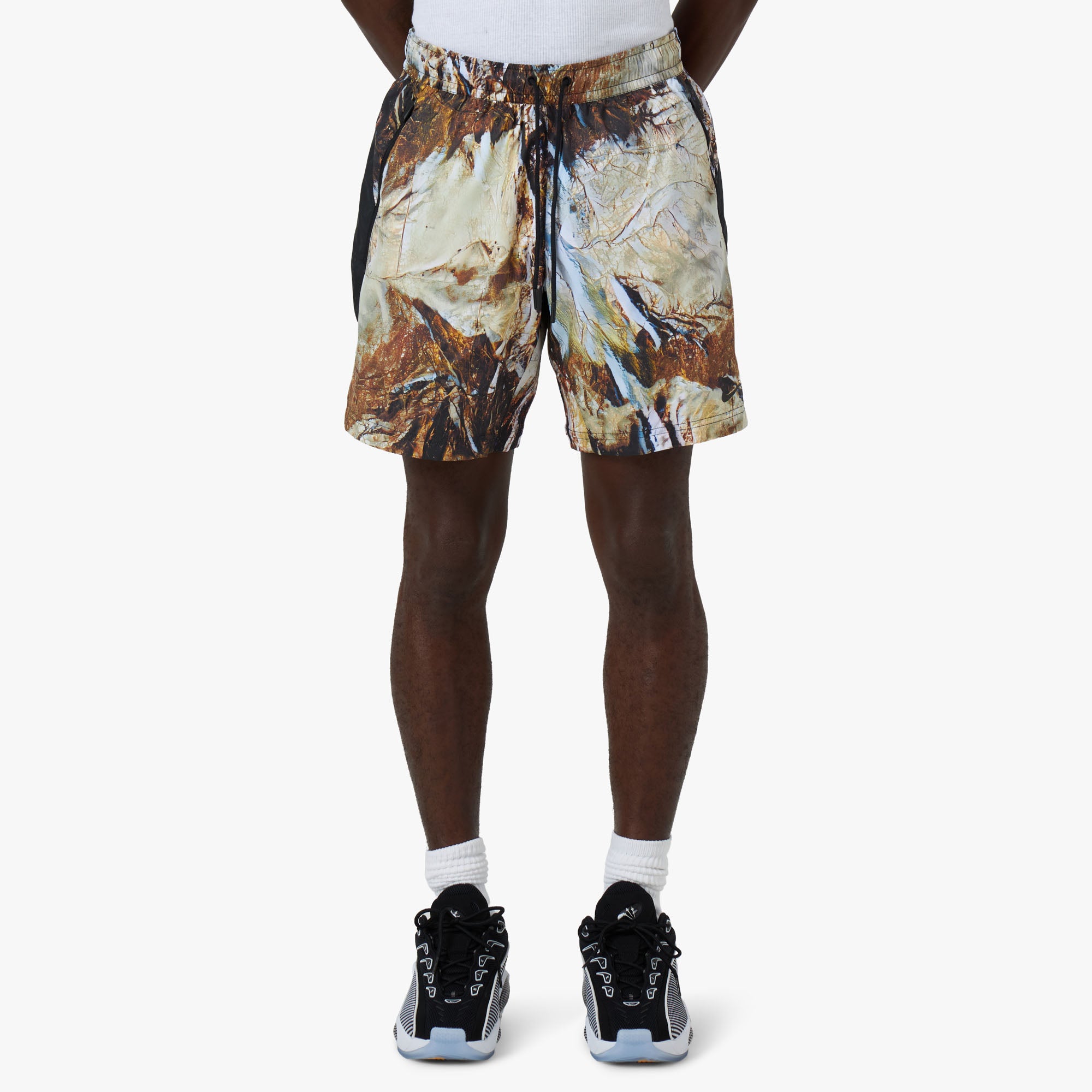 Solid black nike shorts store