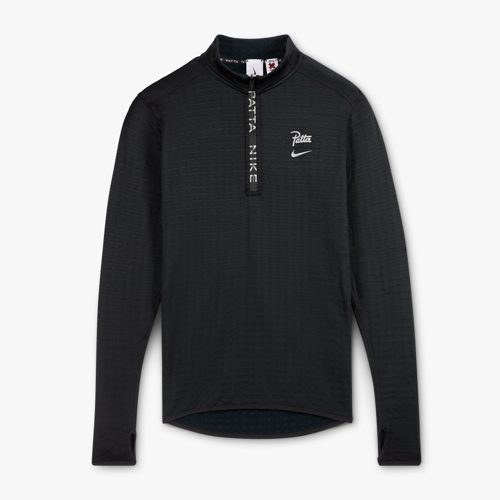 Nike x Patta Half-Zip Long Sleeve Top / Black 1