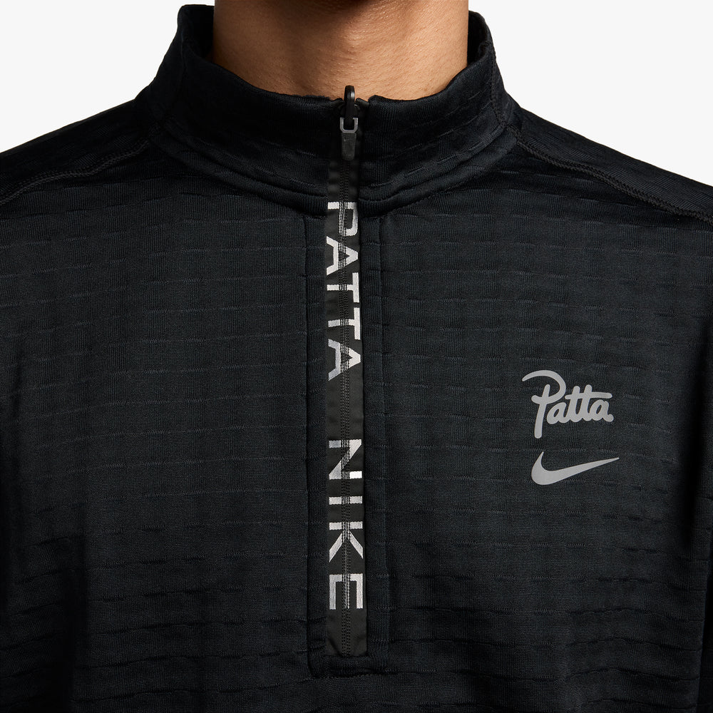 Nike x Patta Half-Zip Long Sleeve Top / Black – Livestock