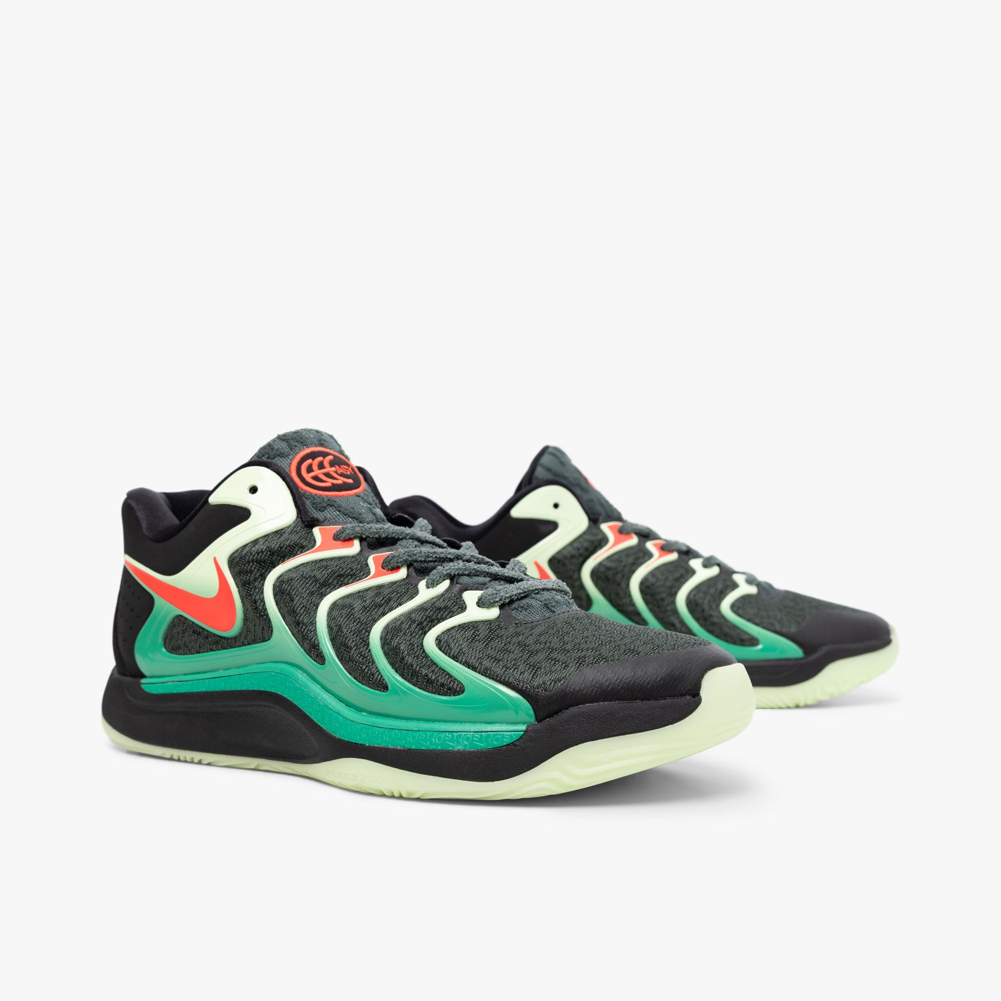 Nike KD17 Black Bright Crimson Vintage Green