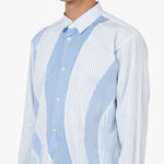 COMME des GARÇONS SHIRT Poplin Stripe Shirt Blue / Multi 4