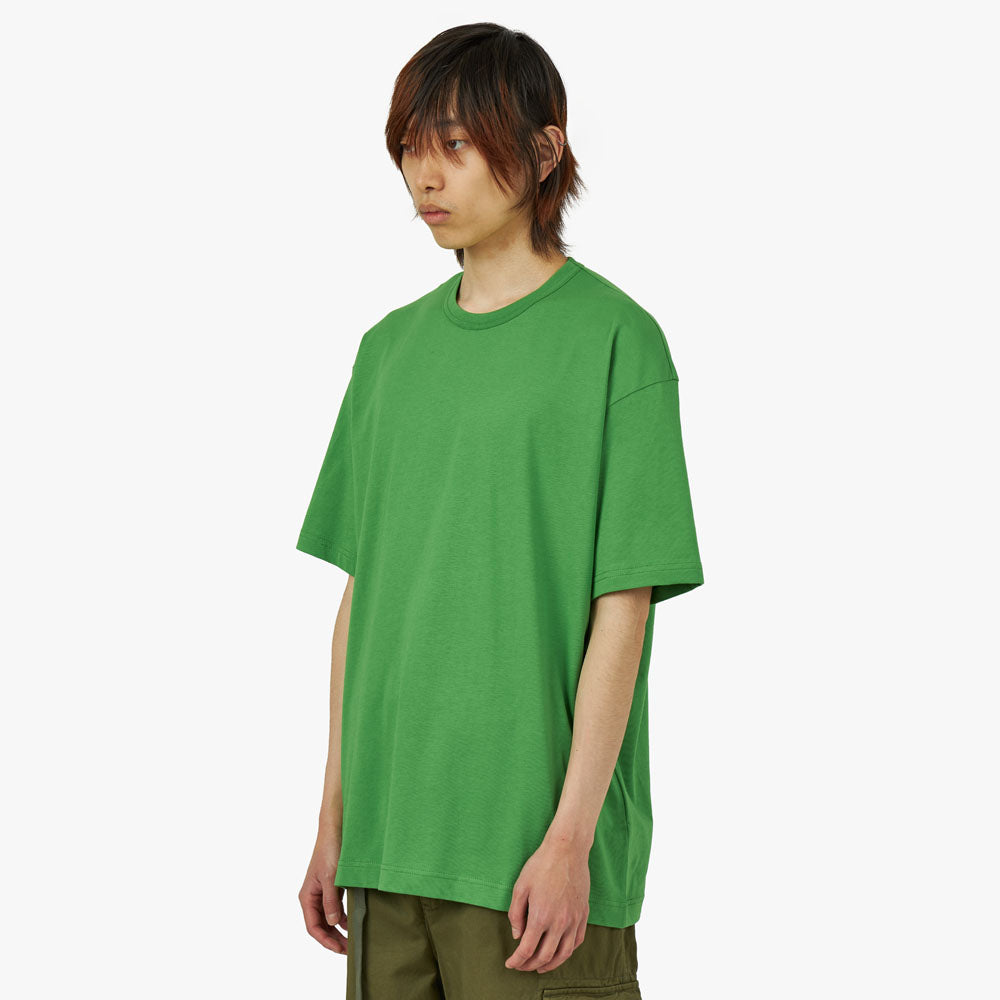 COMME des GAR ONS SHIRT Jersey Logo T shirt Green