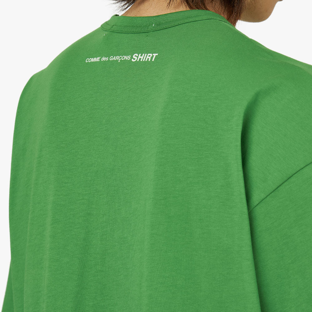 Comme des garcons jersey verde shop
