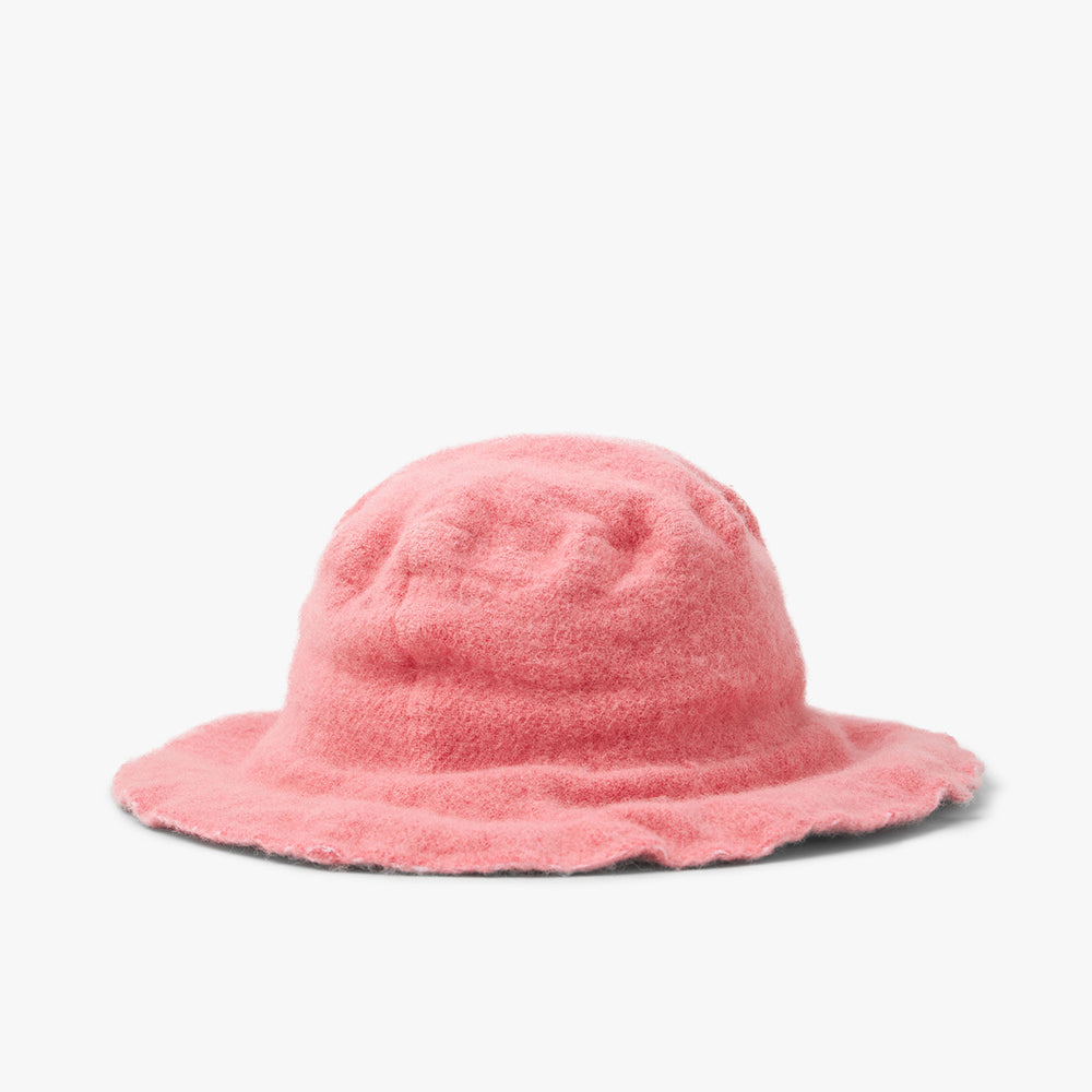 COMME des GARÇONS SHIRT Wool Nylon Bucket Hat / Pink 1