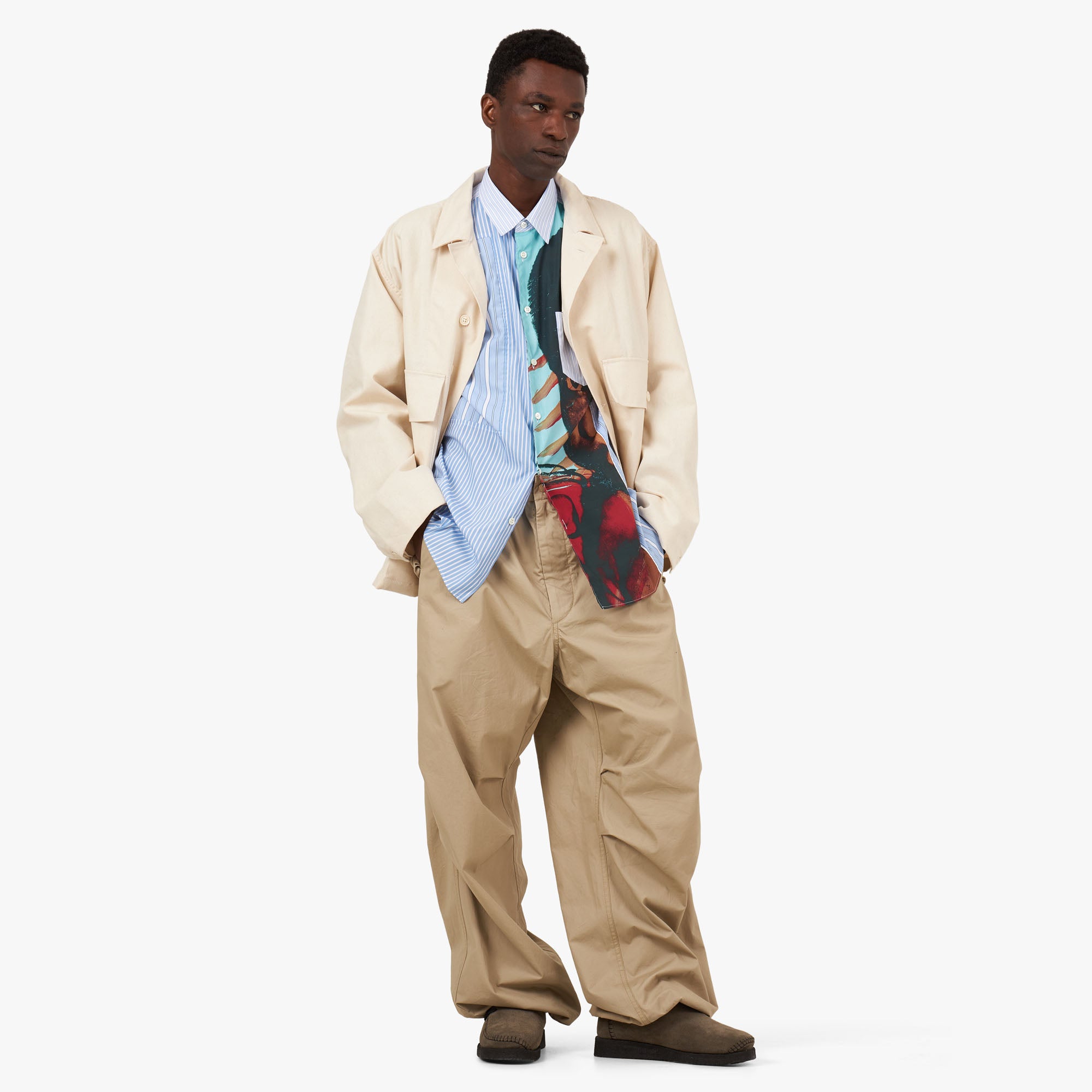 COMME des GARÇONS Andy Warhol Cotton Shirt / Stripe – Livestock