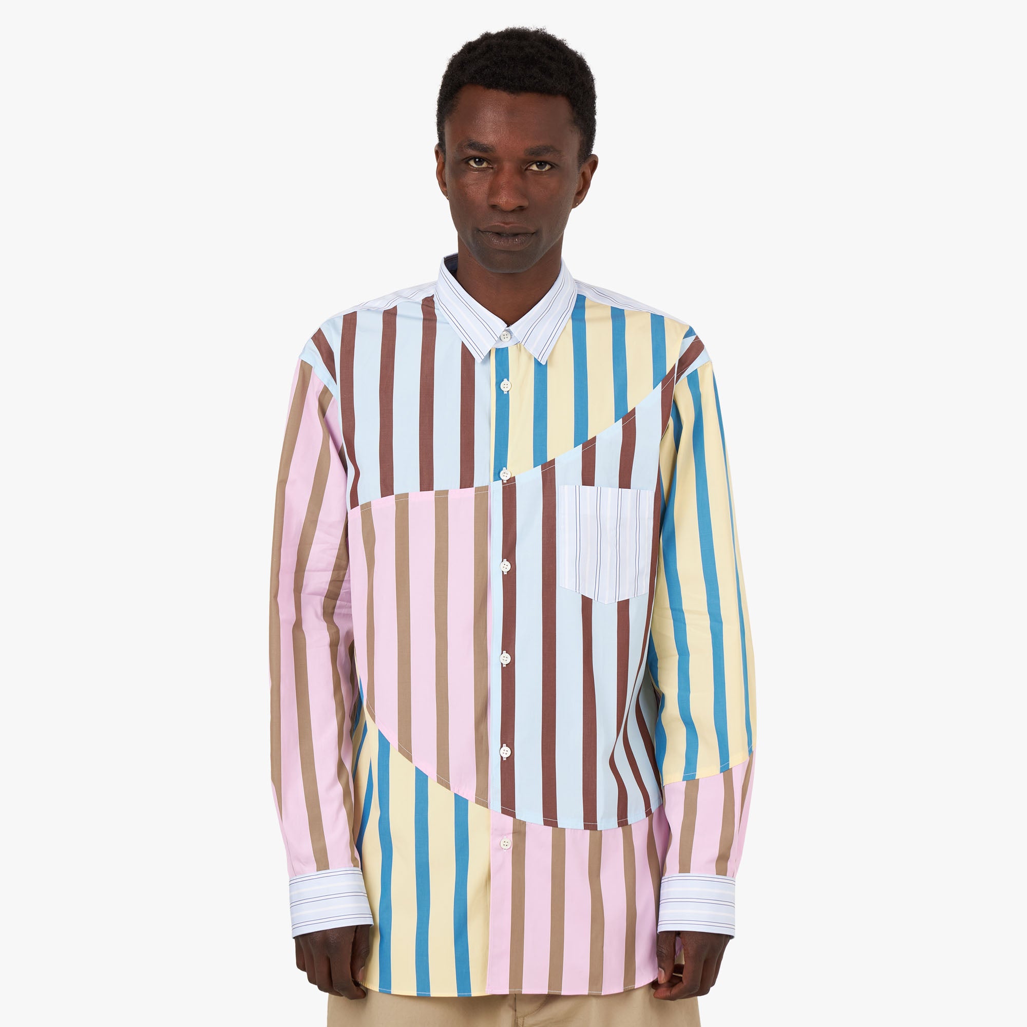 COMME des GARÇONS Shirt Cotton / Stripe 1