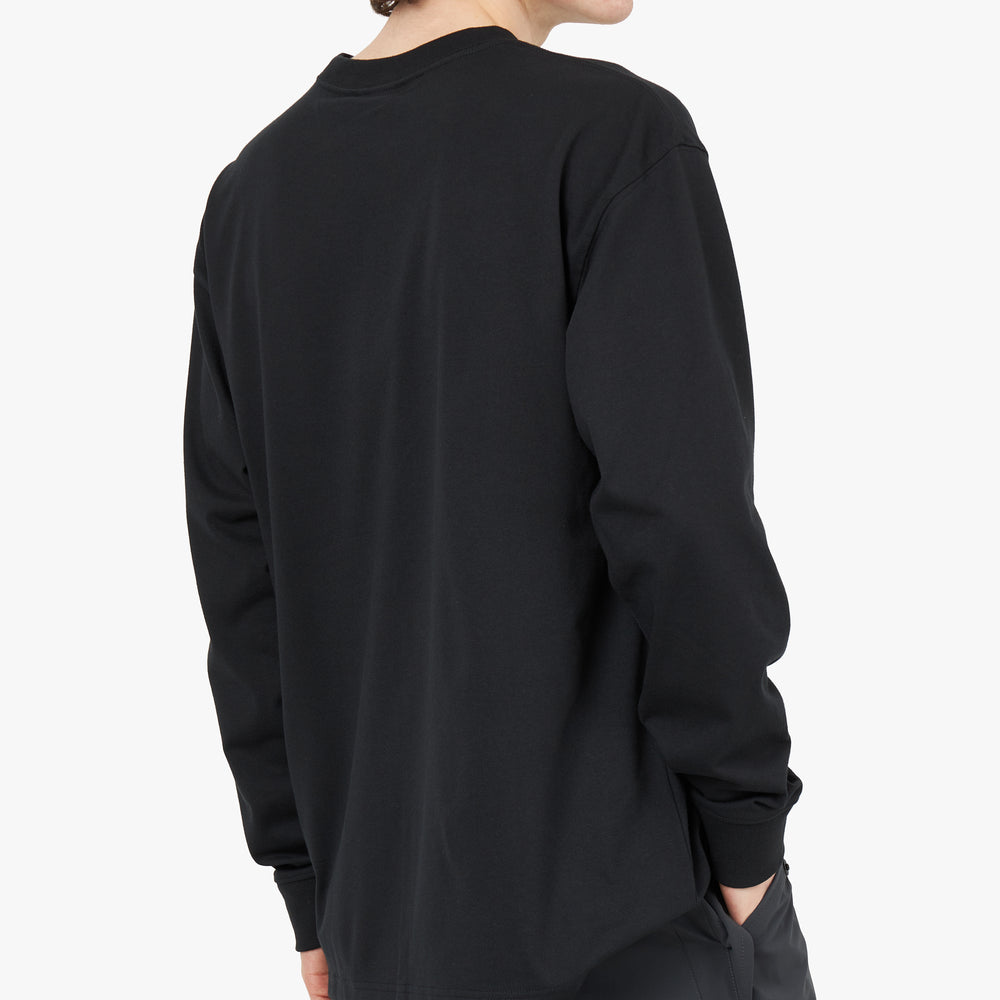 Nike ACG Logo Long Sleeve T shirt Black Livestock