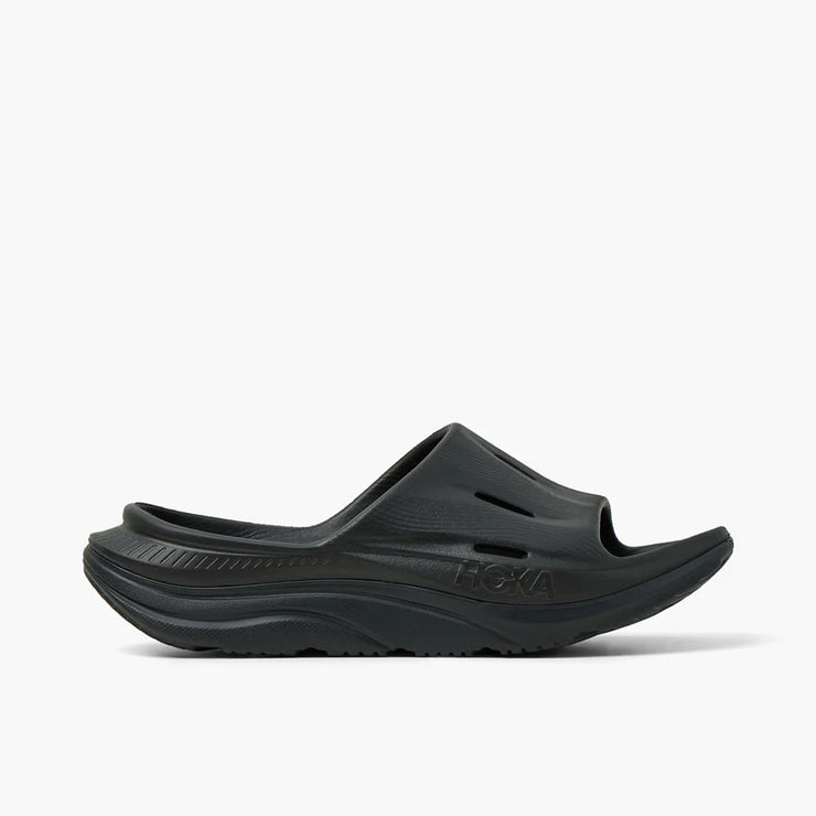 Hoka Ora Recovery Slide 3 Noir / Noir   1
