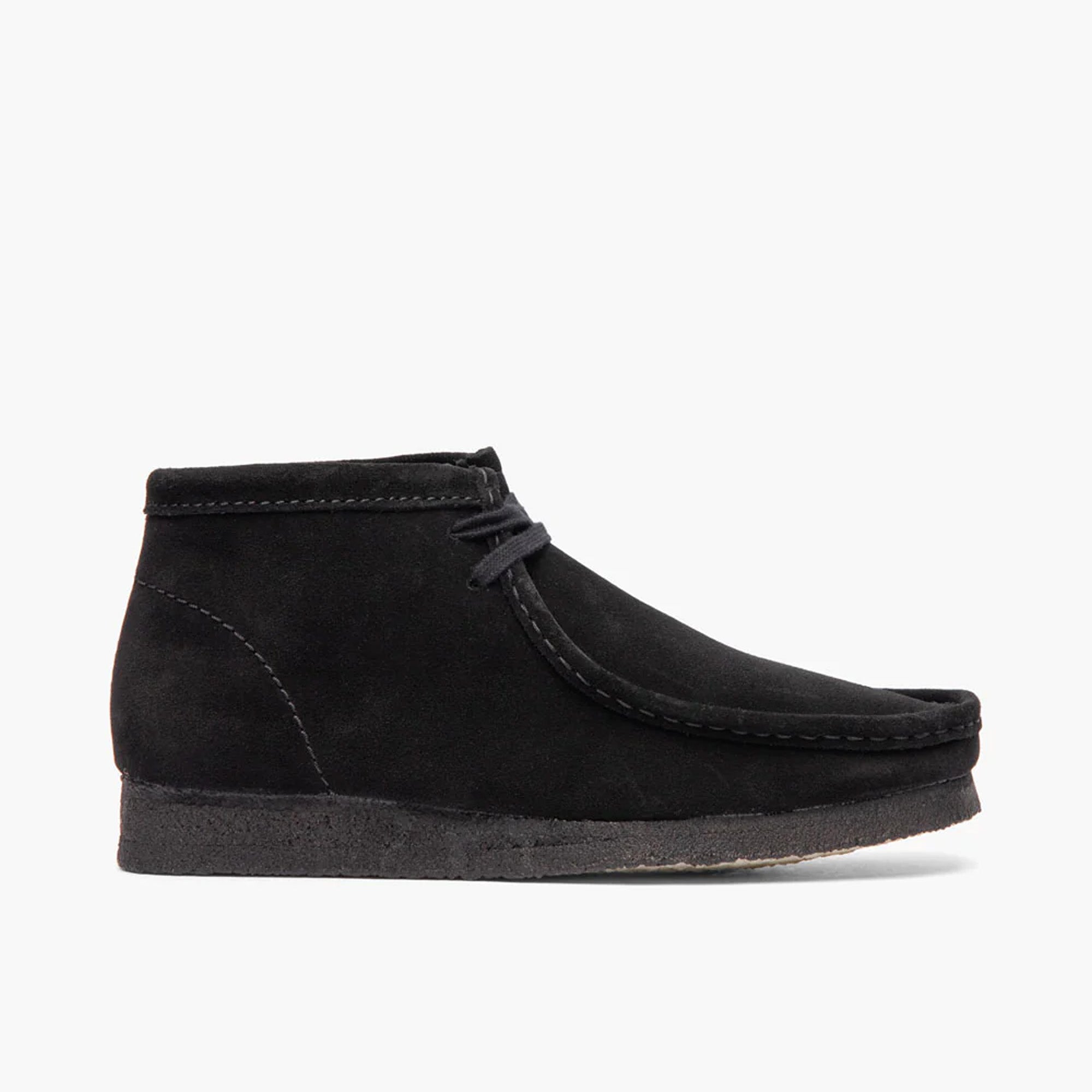 Bottes Wallabee de Clarks Originals / Suède noir - High Top  1