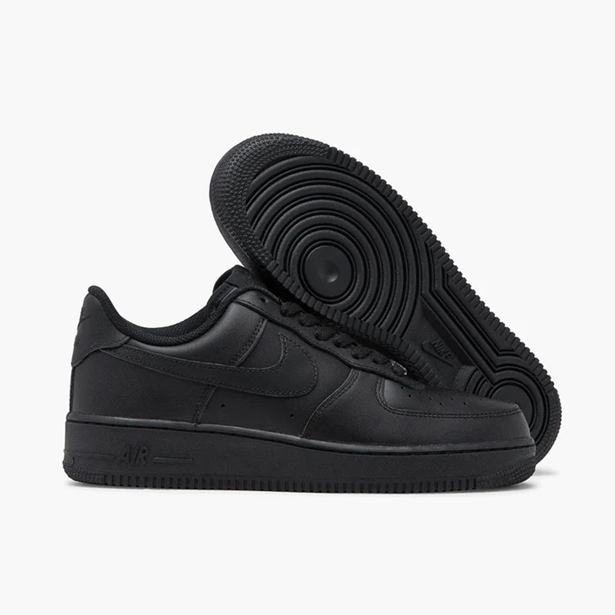Black nike air force mid outlet
