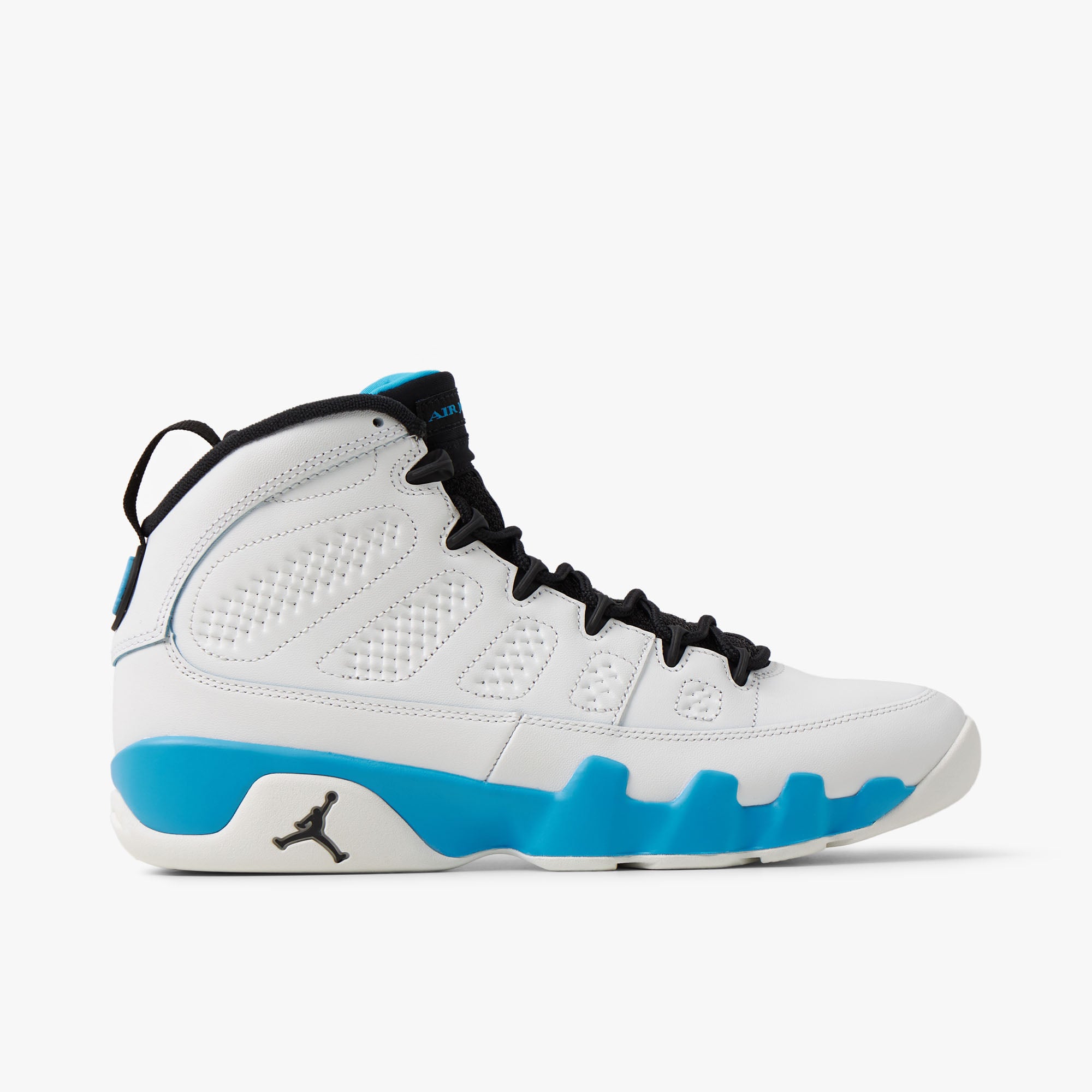 Jordan 9 Retro Summit White Black Dark Powder Blue Livestock