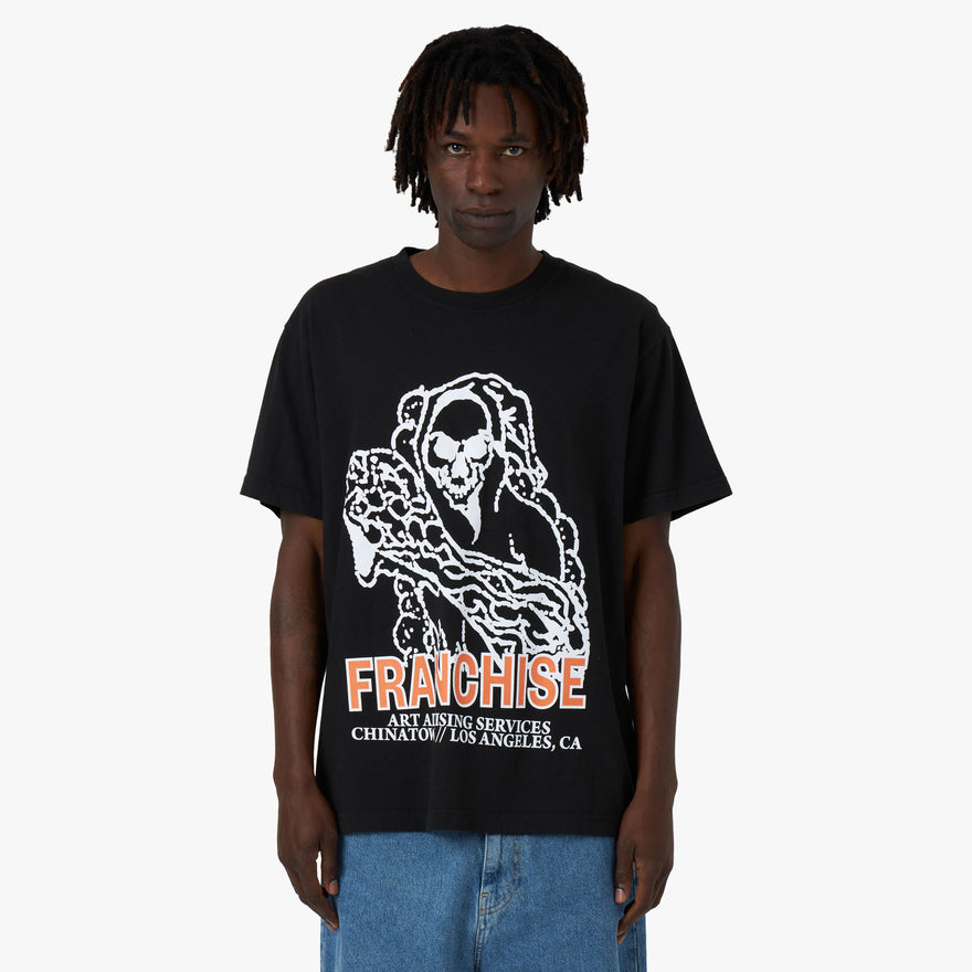 Franchise Art Advising Services T shirt Black Livestock
