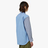 COMME des GARÇONS SHIRT Striped Poplin Shape 5 / Blue 3