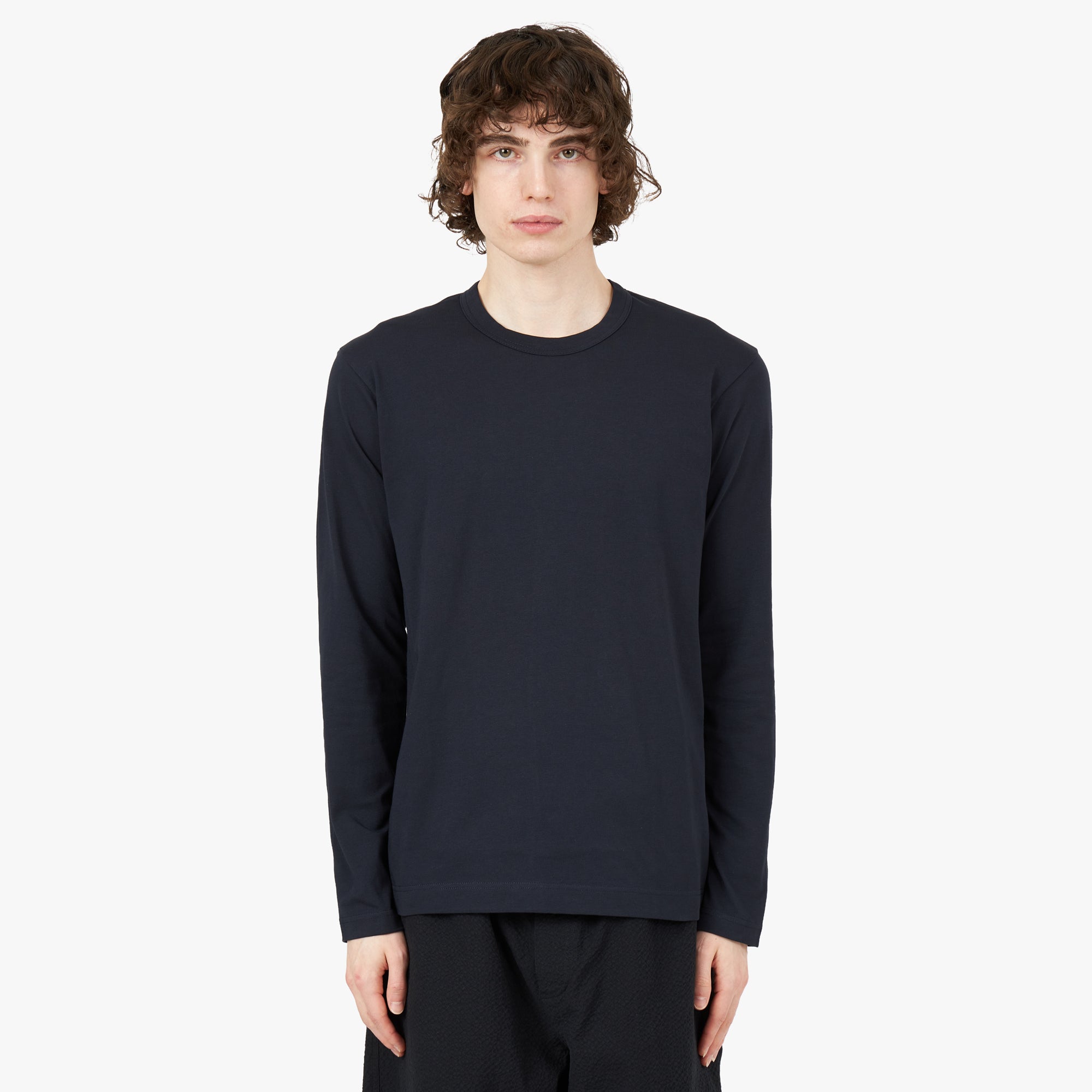 Comme Des Garcons Shirt Long Sleeve Forever Navy 1