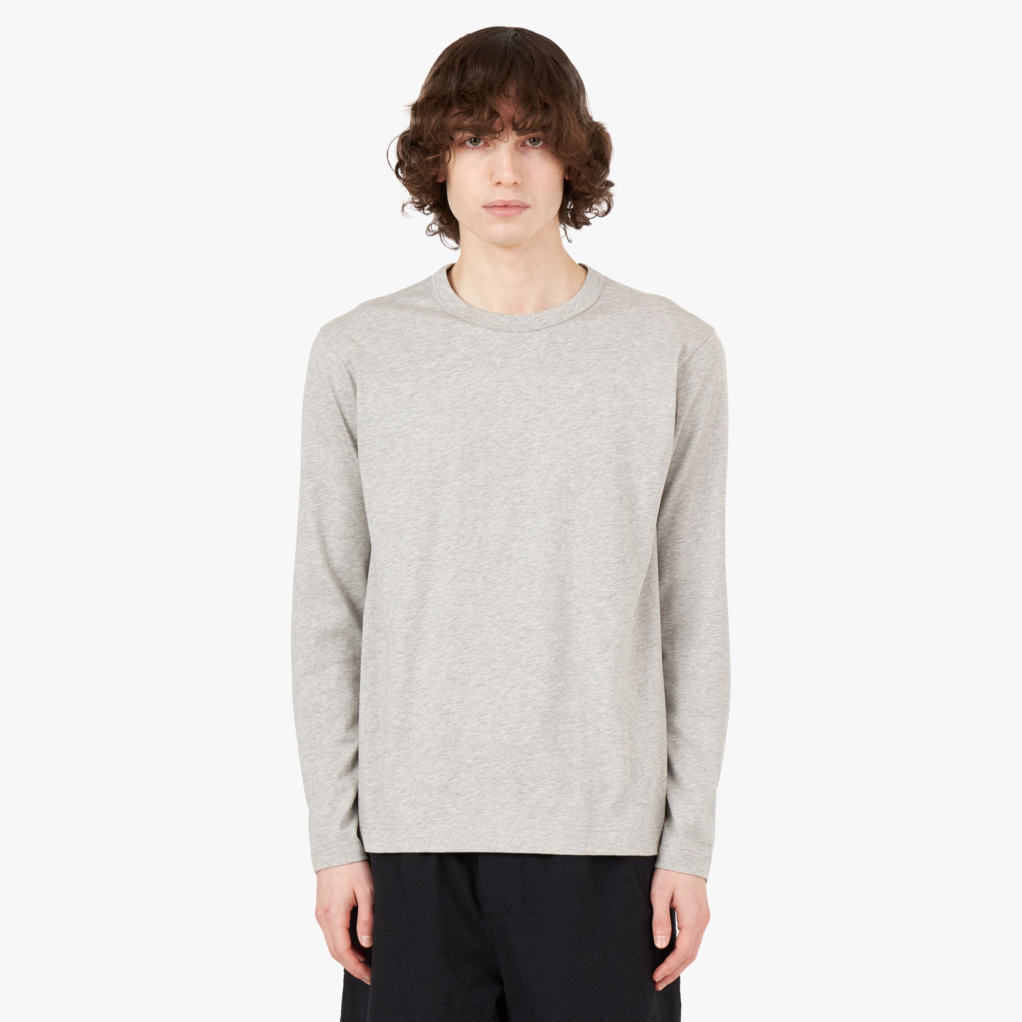 COMME des GARÇONS SHIRT Long Sleeve T-shirt / Grey 1