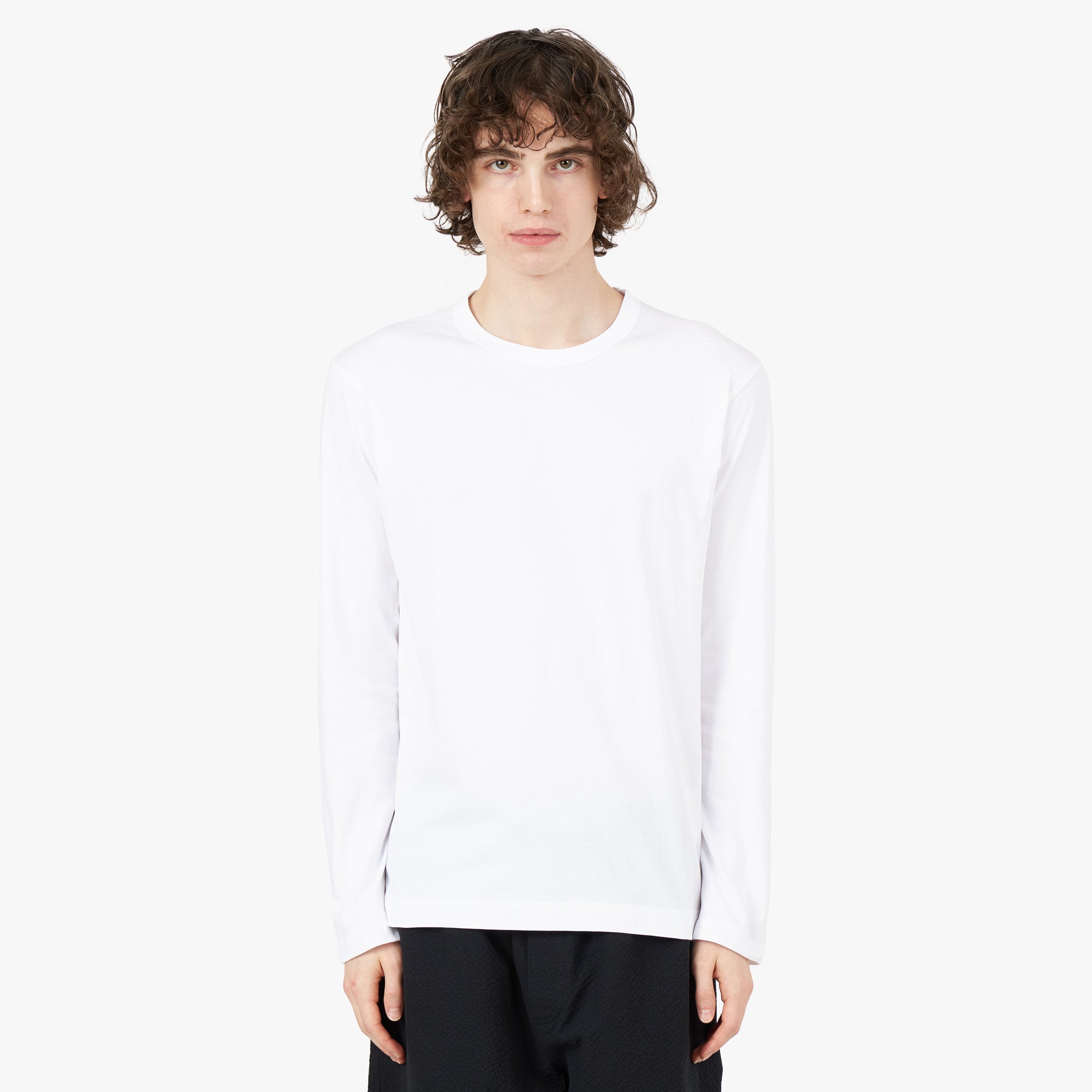 COMME des GARÇONS CHANDAIL à Manches longues Forever / Blanc 1