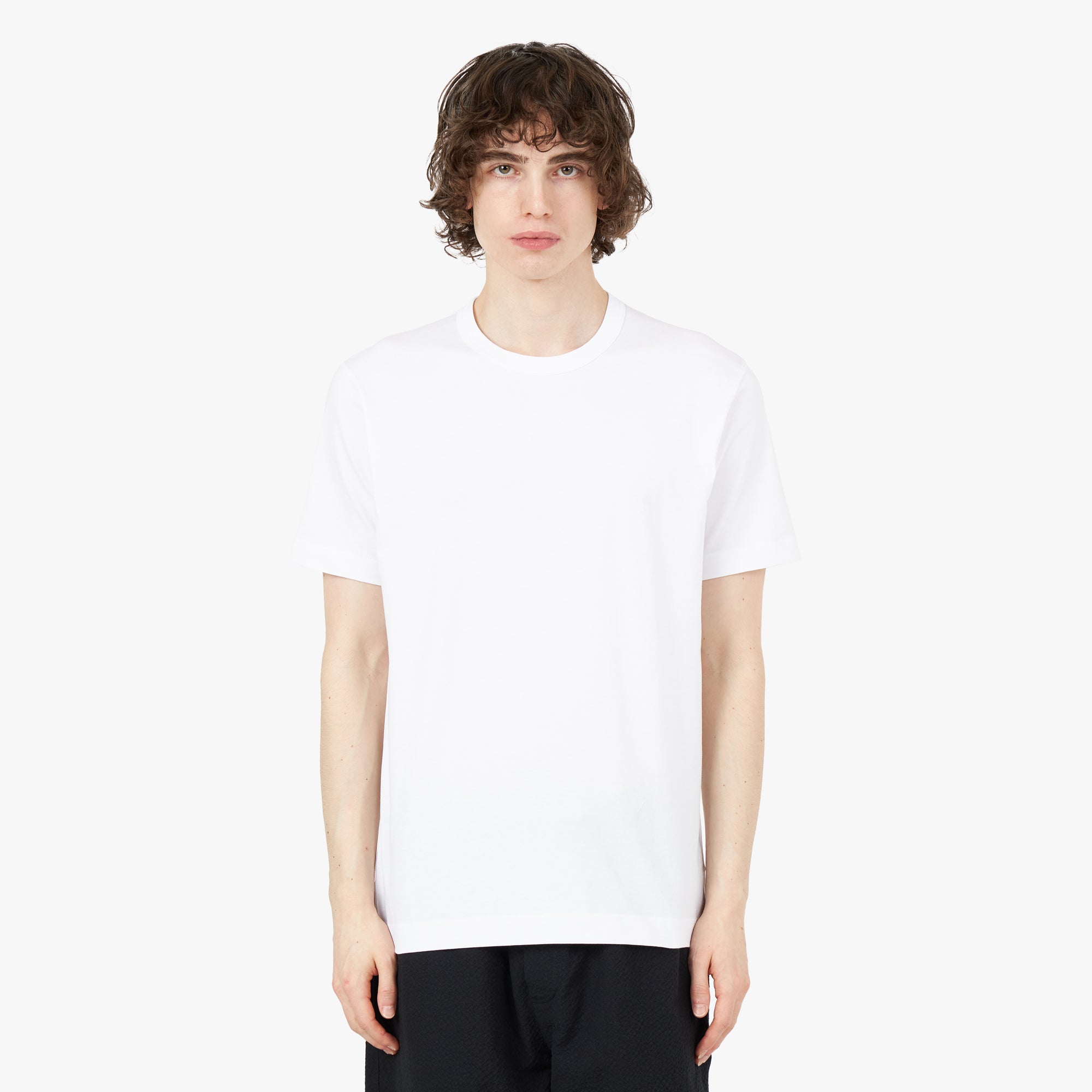 COMME des GAR ONS SHIRT Forever T shirt White Livestock