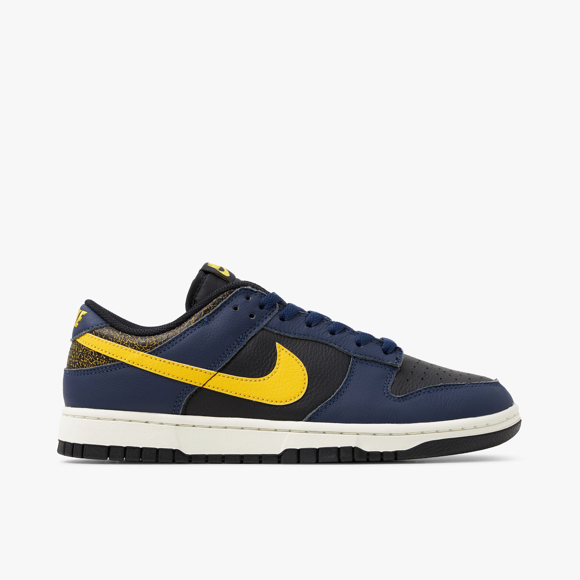 Nike Dunk Low Vintage Black Tour Yellow Midnight Navy
