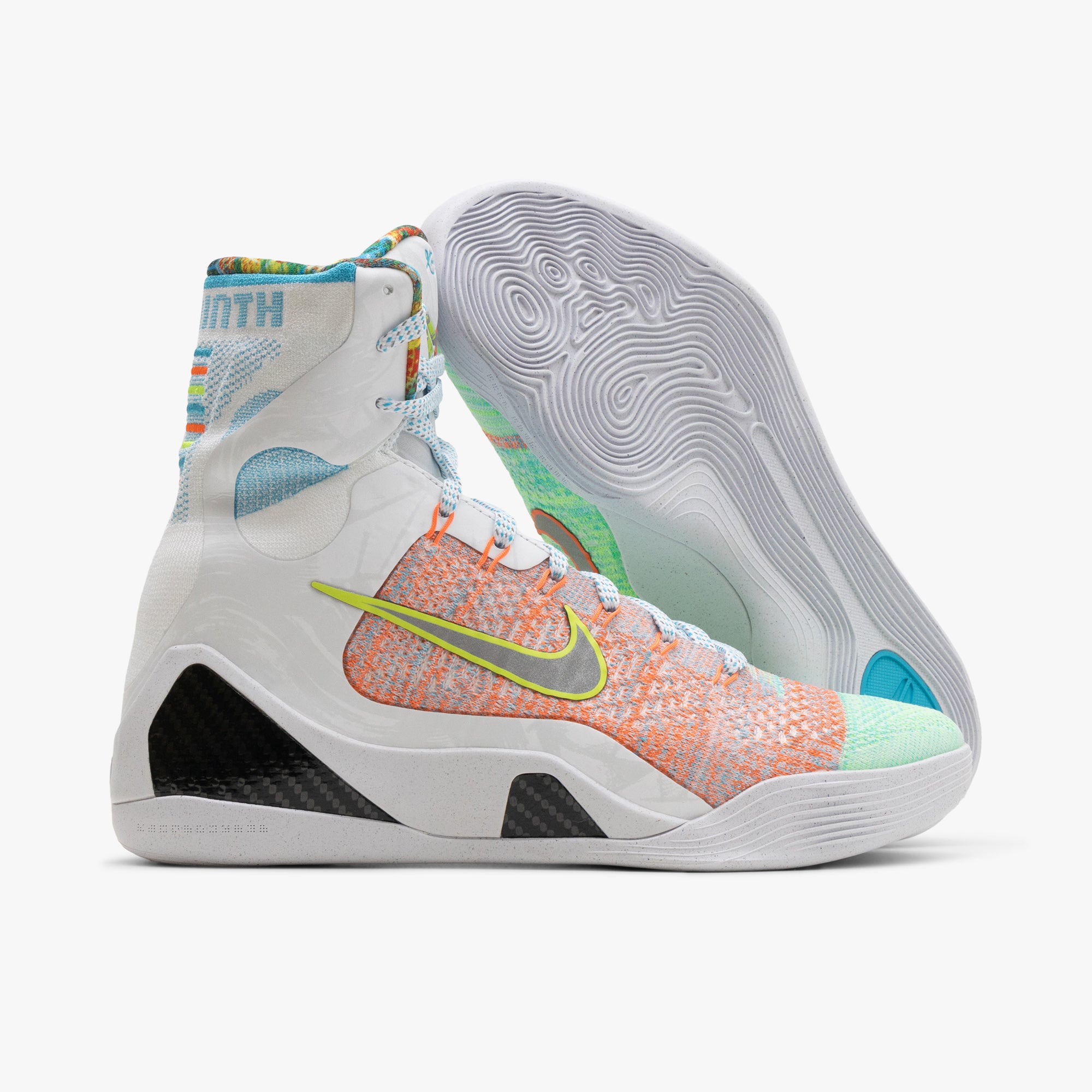 Nike Kobe IX Elite Protro White / Reflective Silver - Blue