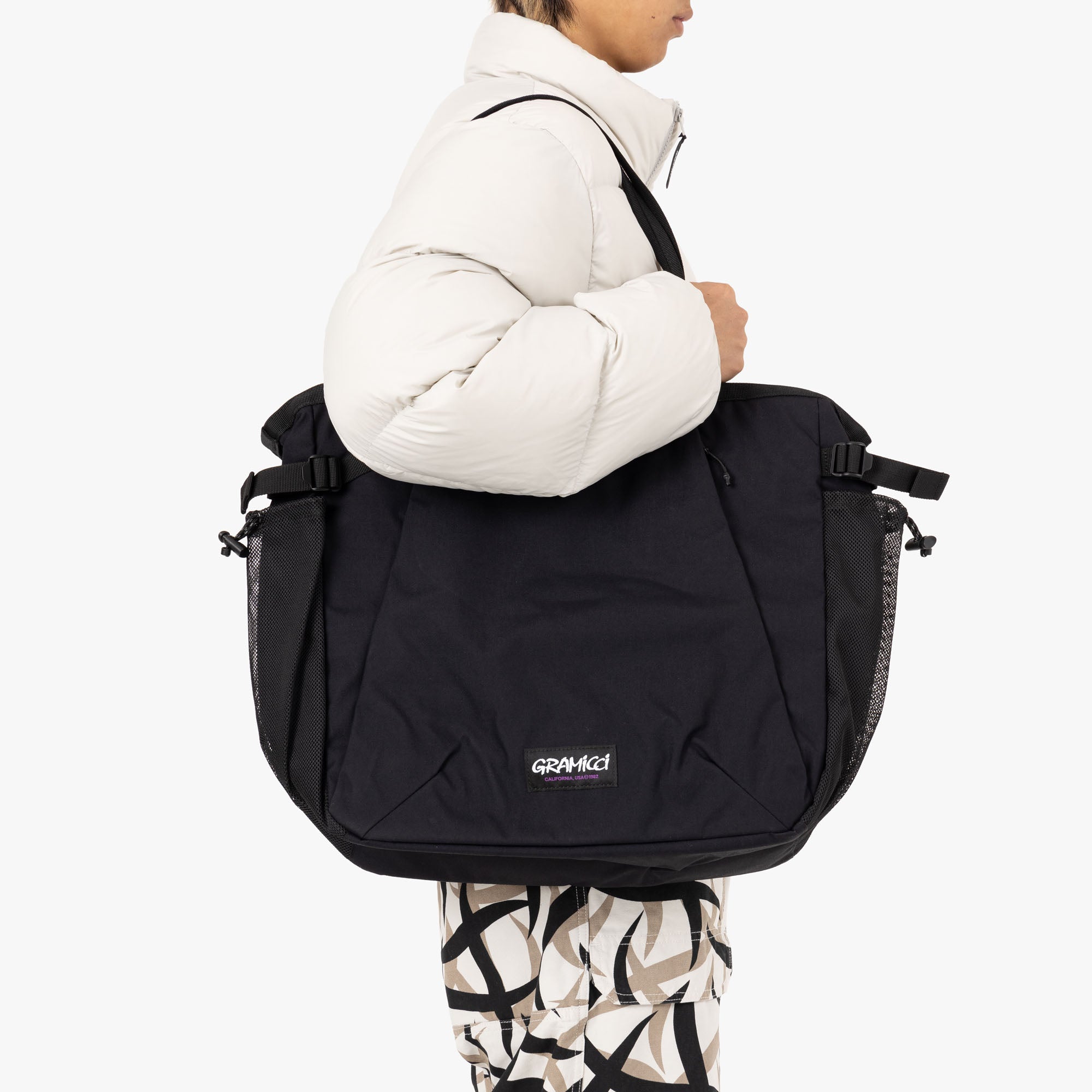 Gramicci Cordura Tote Bag Black Livestock