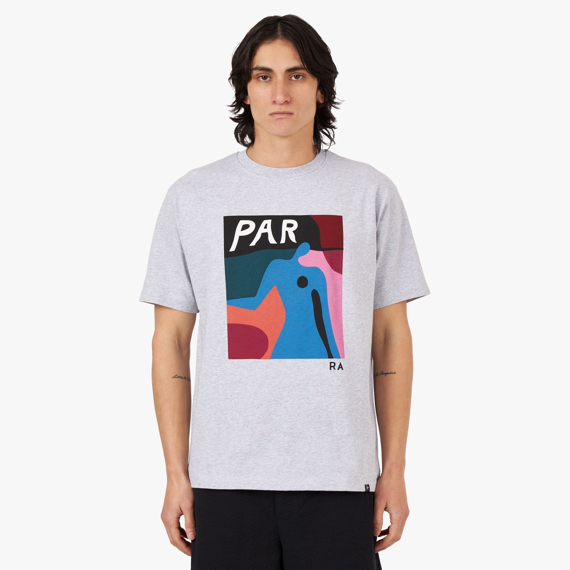 by Parra Ghost Caves T-shirt / Heather Grey 1