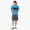 Actual Source Happy Book T-shirt / Blue 6