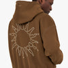 4YE Signature Logo Zip Hoodie Brown / Beige 5