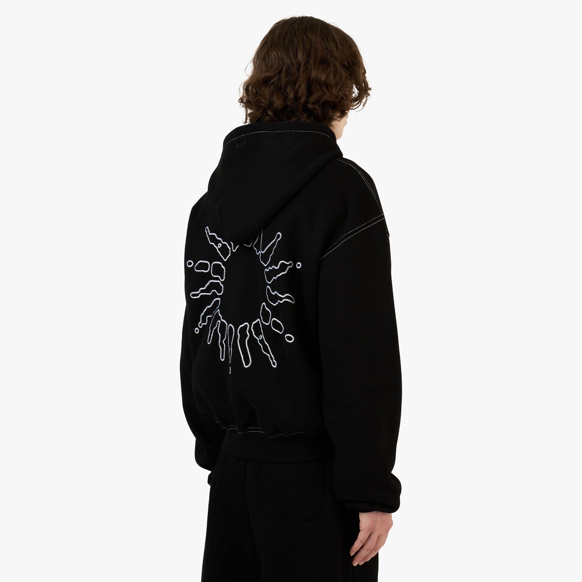 4YE Signature Zip Hoodie Black/White – Livestock