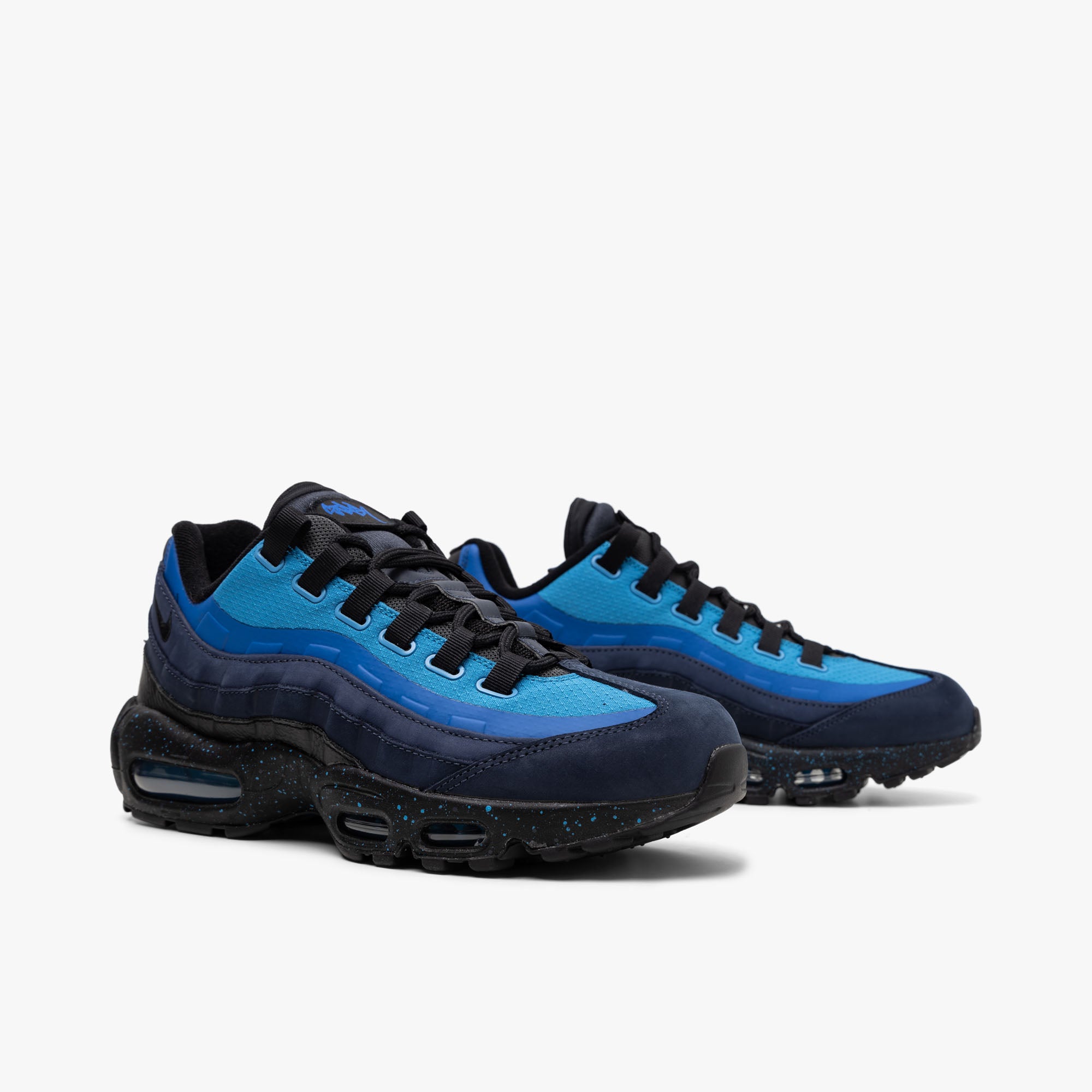 Nike x Stash Air Max 95 SP Obsidian Black Harbor Blue Livestock