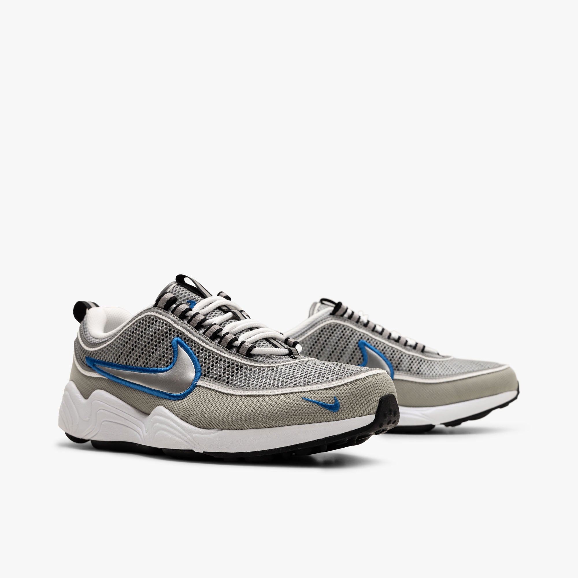信頼 Nike Blue Signal / Silver Metallic SP Spiridon Zoom Air ジャケット・アウター