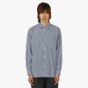 COMME des GARÇONS HOMME Stripe Print Shirt / Blue 1