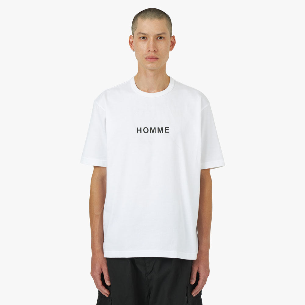 COMME des GARÇONS HOMME Stitch Jersey T-shirt / White 1