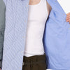 COMME des GARÇONS HOMME Quilted Shirt Jacket White / Blue 6