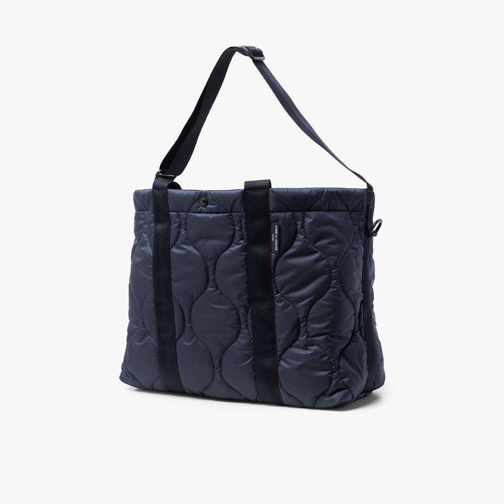 Navy quilted bag sale