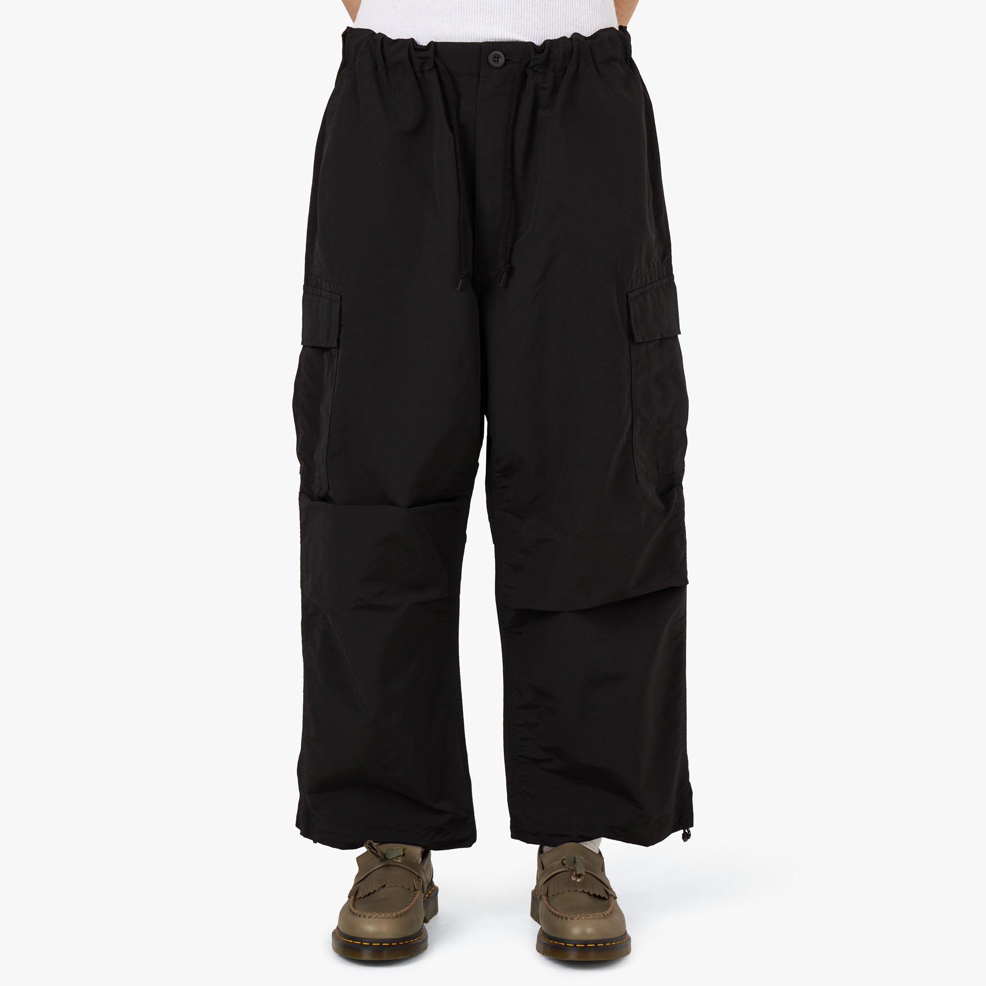 COMME des GARÇONS HOMME Polyester Cargo Pants / Black 1