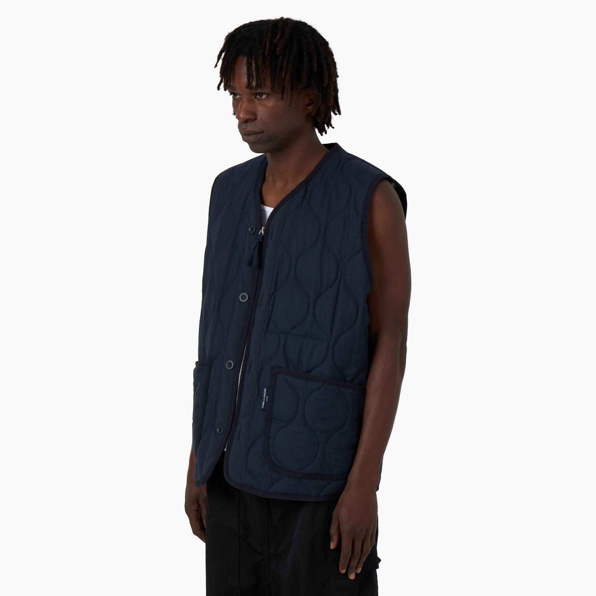 Herringbone quilted vest store