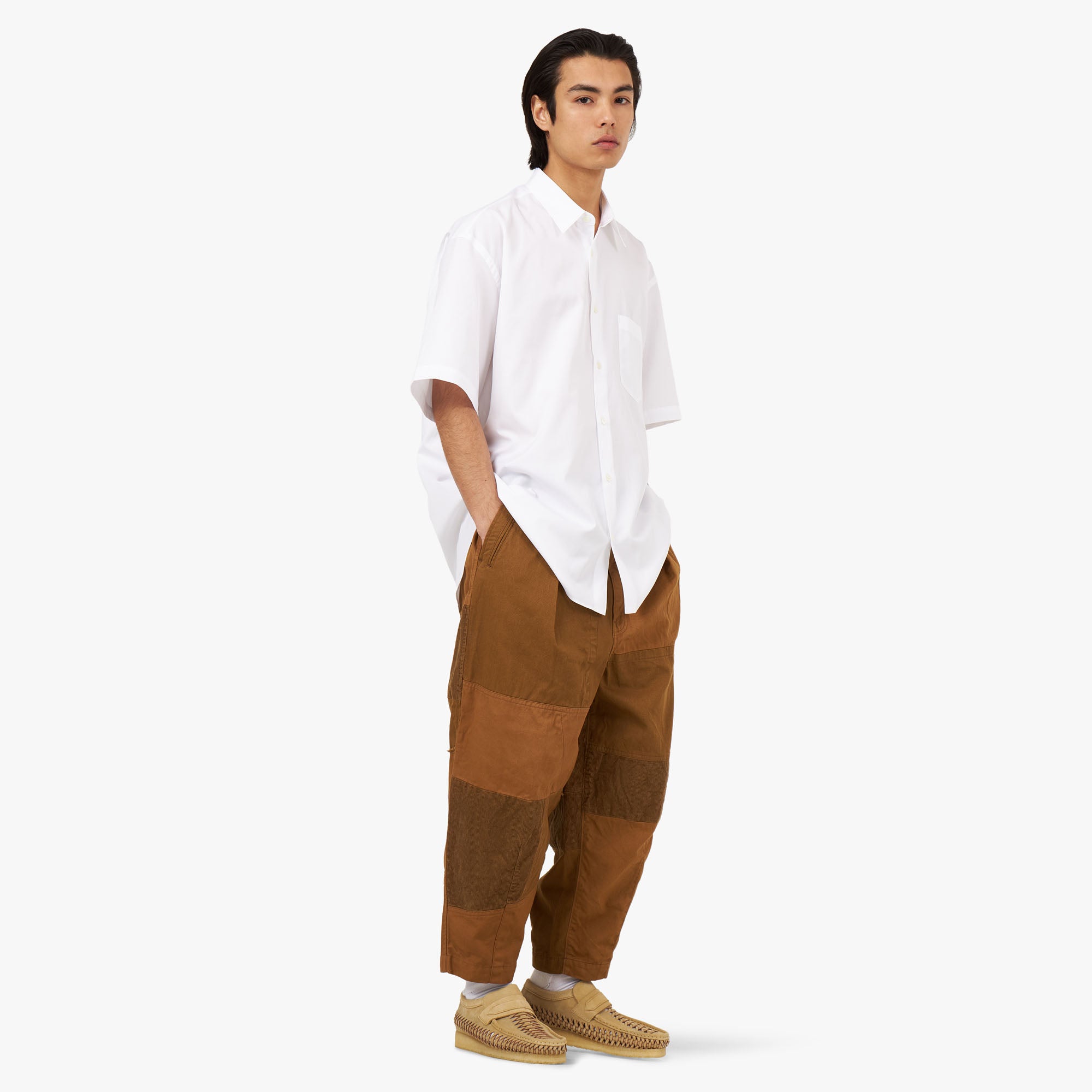 COMME des GARÇONS HOMME Multi Fabric Pants / Beige – Livestock