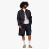 COMME des  GARÇONS Homme Garment Dyed Shorts / Navy Mix 6