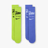 Nike x Patta Crew Sock 2 Pack / Cyber / Sapphire 1