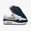 Nike Air Max 1 Obsidian / Metallic Gold - White - Low Top  2