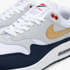 Nike Air Max 1 Obsidian / Metallic Gold - White - Low Top  6